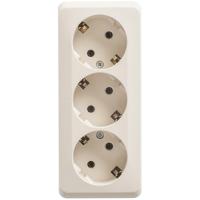 SE Этюд наруж Крем Розетка 3-ая с/з без шторок 16А 250B