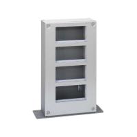 Simon Cima 500 Сталь Башня односторонняя на 4 модуля, 168х68х298,5мм, опора 68х221мм