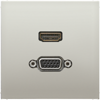 JUNG HDMI / VGA, нержавеющая сталь