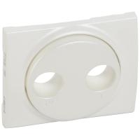 Legrand Galea Life Жемчуг Накладка TV-FM розетки