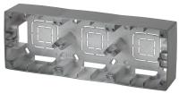 ЭРА 12-6103-12 Графит Коробка наклад. монтажа 3 поста, 12