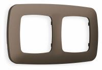 Рамка OMEGA Ecta (Темная бронза матовый) 2-ая OF140632