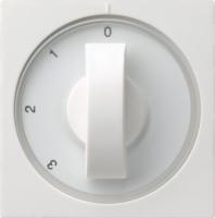 Gira S-55 Бел глянц Накладка с ручкой для трехступенчатого переключателя