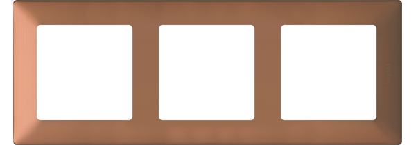Legrand Valena LIFE Медь Рамка 3-ая