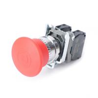 Systeme Electric Кнопка аварийного останова SB4 в сборе 22мм 40мм тяни-толкай металл 1НО+1НЗ