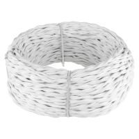 Ретро кабель витой 3х2,5 белый 20 м (под заказ) W6453301 Ретро кабель витой 3х2,5 белый 20 м (под заказ) W6453301