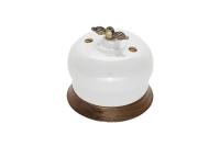 BIRONI Фаберже Керамика Перламутр Выключатель 2-кл