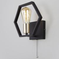 Бра в стиле лофт 70117/1 черный Eurosvet Arnia