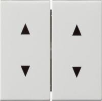 Gira S-55 Бел глянц Клавиша 2-я для жалюзи со стрелками