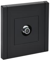 IEK FORTE&PIANO Черный Розетка TV оконечная FP128