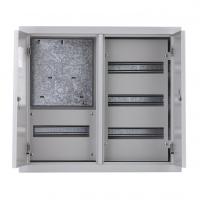 Dekraft Корпус мет. учет. встр. 550х615х160 3-фазн. 48 мод. IP31 ЩРУВ-3/48