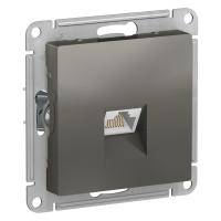 SE AtlasDesign Сталь Розетка компьютерная RJ45, механизм
