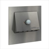 Zamel Светильник NAVI Сталь/Тепл.бел. в монт.коробку, 14V DC с датчиком движения