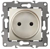 ЭРА 12-2105-04 Розетка 2P, 16A-250В, IP20, 12, Шампань