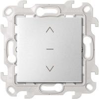 Simon 24 Harmonie Выключатель жалюзи 3-позиционный 10A 250В~ цвета алюминий