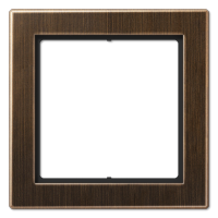 JUNG Рамка 1-кратная, латунь  Antik