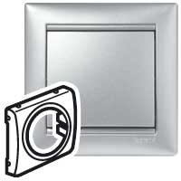 Legrand Valena Алюминий Универсальная лицевая панель