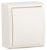 Simon 15 Aqua Бежевый Выключатель 1-клавишный наружный, IP54