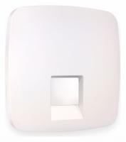 Лицевая панель OMEGA (Жемчуг) для компьютерной/телефонной розетки RJ-45/RJ-11 QUANT OP2120