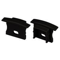 Arlight Заглушка LINE-2315-F с отверстием BLACK (Пластик)