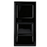 Donel Розетка DEC RJ45 FTP кат.6, 1мод., черн. (22.5х45мм), DECF12ANF6