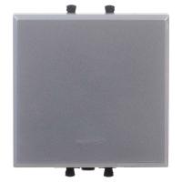 DKC Avanti Закаленная сталь Переключатель одноклавишный 2 модуля