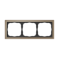 Systeme Electric ArtGallery Pure Органическое стекло Шампань Рамка 3-ая