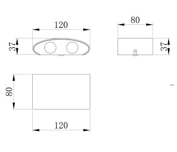 Настенный светильник (бра) O417WL-L4W3K Maytoni Strato