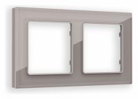 Рамка ALFA Platos (Сталь Стекло органическое) 2-ая AF330502