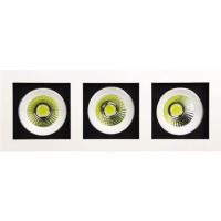 Встраиваемый светодиодный светильник Horoz Sabrina 3X8W 6400К белый 016-023-0024 HRZ00000269