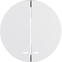 Berker R.1, R.3, R.8 Полярно-белый Клавиша 2-ая с подсветкой