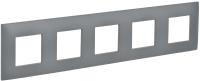IEK SKANDY Серый Рамка 5-ая SK-F05Gr