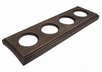 BIRONI Шедель Бук Винтаж Рамка 4-ая на бревно 280мм (скрытый монтаж)