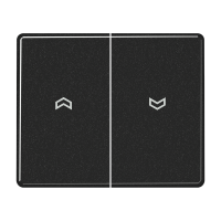 JUNG SL 500 Черная Клавиша 2-ая жалюзийная