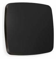 Лицевая панель OMEGA (Черный матовый) для 1-клавишных выключателей QUANT OP8010