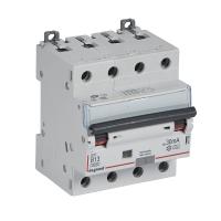 Legrand DX3 Дифференциальный автоматический выключатель 4P 13A (B) 30MA-A