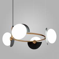 Подвесной светильник 70150/4 черный/латунь Eurosvet Moity