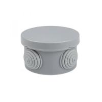 EKF PROxima Коробка распаячная КМР-040-038 с крышкой наружная (65х40) 4 мембранных ввода IP54 розничный стикер