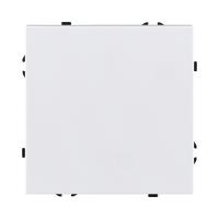 Выключатель 1-клавишный перекрестный 10А/250В, белый матовый Kollinger Eclipse EC-003WH