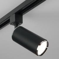 Трековый светильник для однофазного шинопровода Svit GU10 черный/хром MRL 1013 Elektrostandard Svit a048166