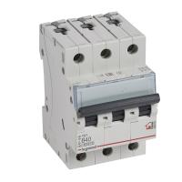 Legrand TX3 Автоматический выключатель 3P 40A (B) 6000