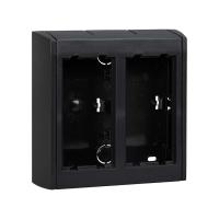 Simon Connect Графит Коробка Cima Pro в сборе для наружного монтажа на 2 Cima-модуля