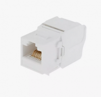 Вставка Keystone с коннектором RJ45 CAT5E (147401 WT)