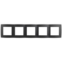 ЭРА 12-5005-05 Антрацит Рамка на 5 постов, 12