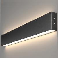 Линейный светодиодный накладной двусторонний светильник 53см 20Вт 4200К черная шагрень 101-100-40-53 Elektrostandard Grand a042924