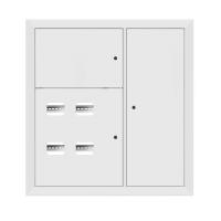 EKF Basic Щит этажный 4 кв. RAL9003 со съемной рамой (1000х950х160)