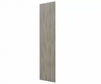 Акустическая панель, черный войлок, 2750х600х19мм, рейки МДФ ясень кристалл Акустическая панель, черный войлок, 2750х600х19мм, рейки МДФ ясень кристалл