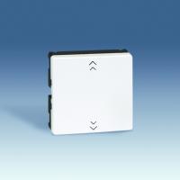 Simon 82 Алюминий Накладка на РЧ-передатчик с функц.упр. работой жалюзи, S82,82Нат