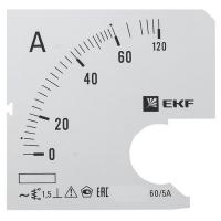 EKF PROxima Шкала сменная для A721 60/5А-1,5