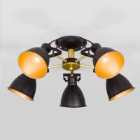 Люстра с металлическими плафонами 70112/5 черный Eurosvet Denley Люстра с металлическими плафонами 70112/5 черный Eurosvet Denley